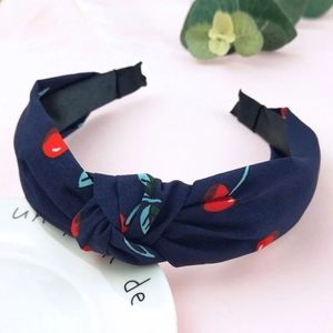 Summer Fruit Topknot Headbands - Cherries